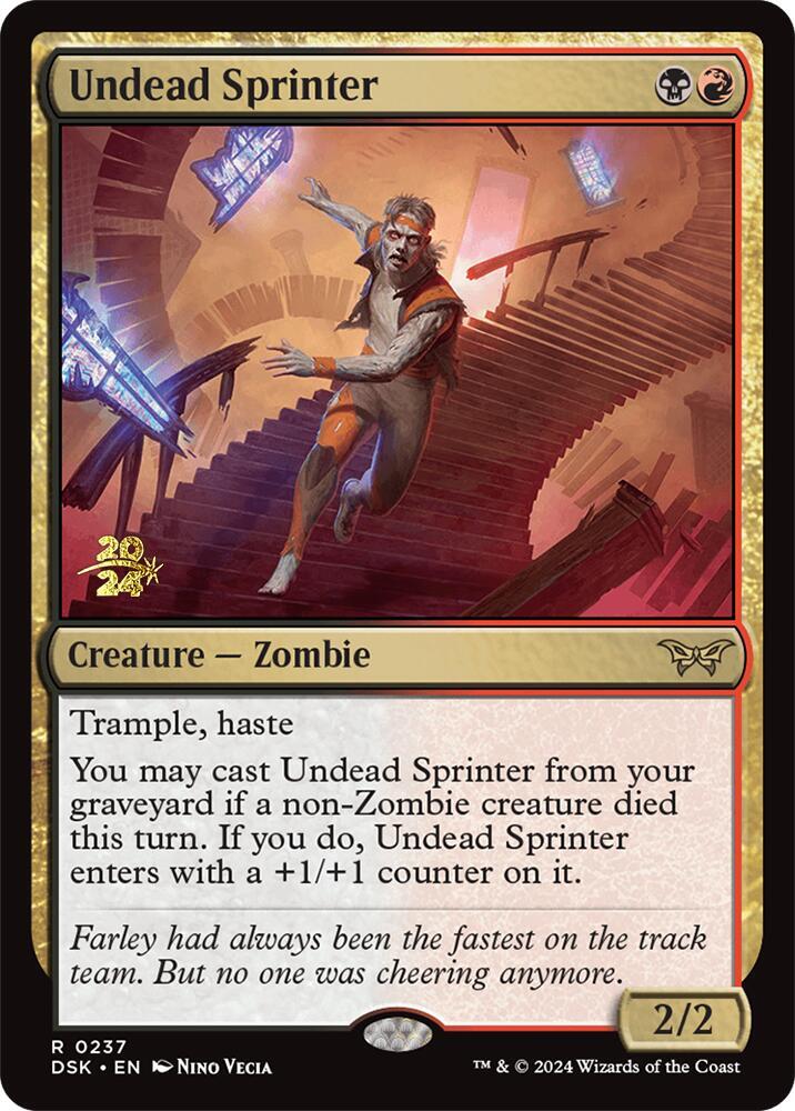 Undead Sprinter - Foil - Prerelease Promo