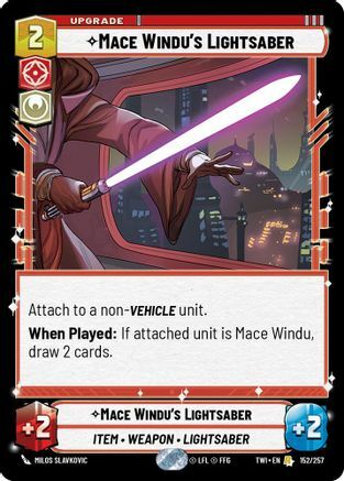 Mace Windus Lightsaber