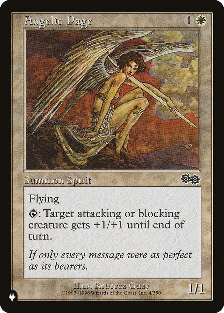 Angelic Page - The List