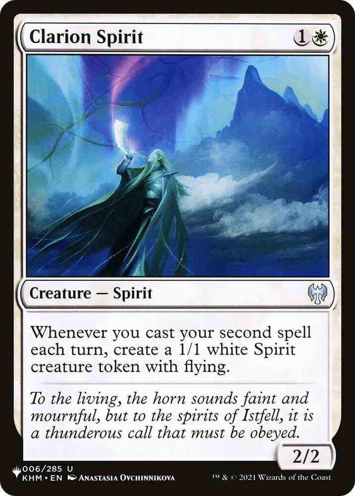 Clarion Spirit - The List