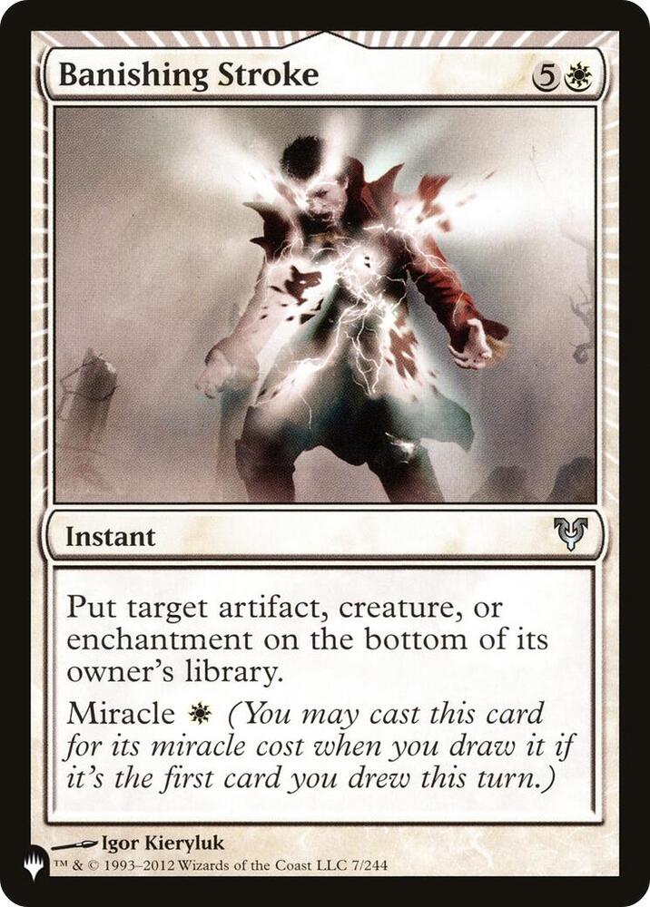 Banishing Stroke - The List