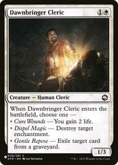 Dawnbringer Cleric - The List