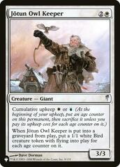 Jotun Owl Keeper - The List