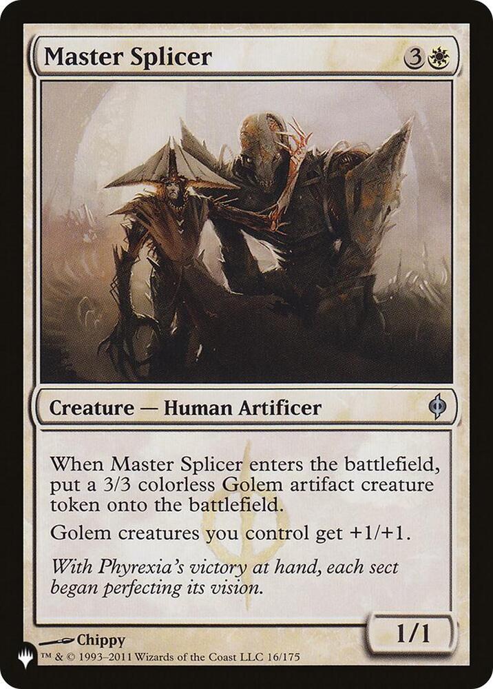 Master Splicer - The List