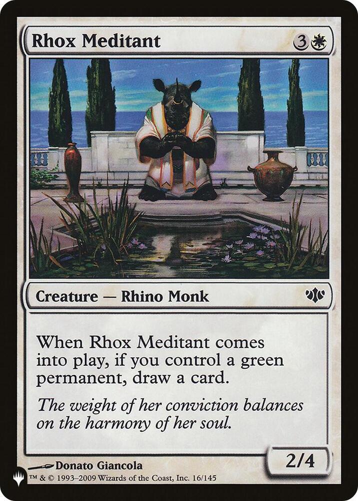 Rhox Meditant - The List