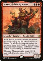 Muxus, Goblin Grandee - The List