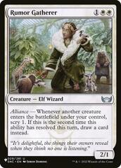 Rumor Gatherer - The List