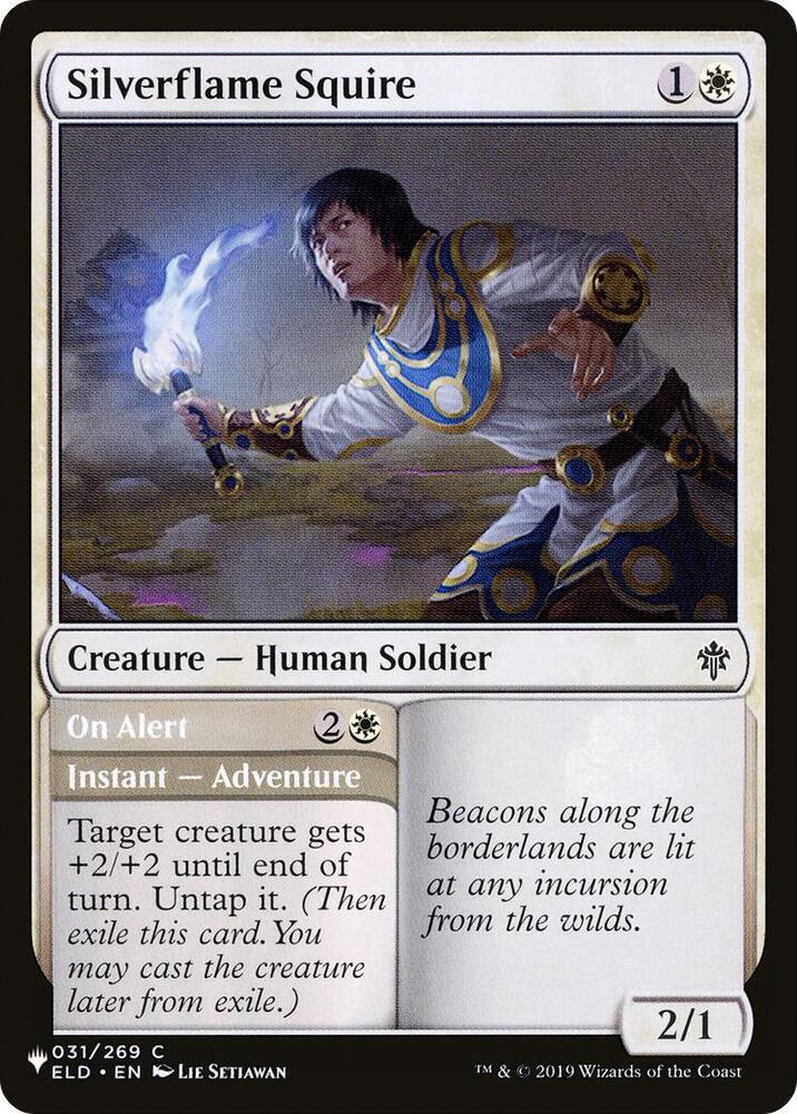 Silverflame Squire - The List