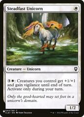 Steadfast Unicorn - The List