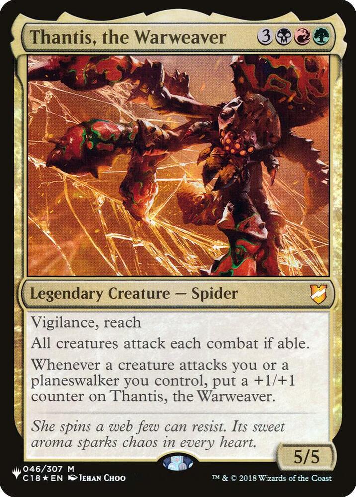 Thantis, the Warweaver - The List