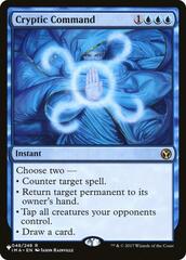 Cryptic Command (IMA) - The List