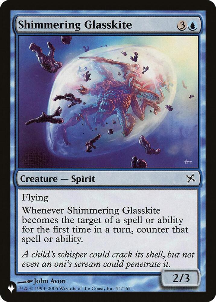 Shimmering Glasskite - The List