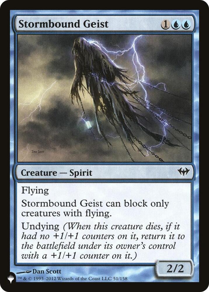 Stormbound Geist - The List