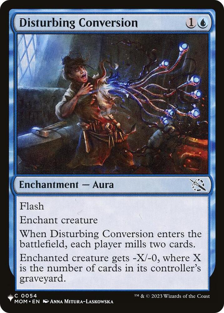 Disturbing Conversion - The List