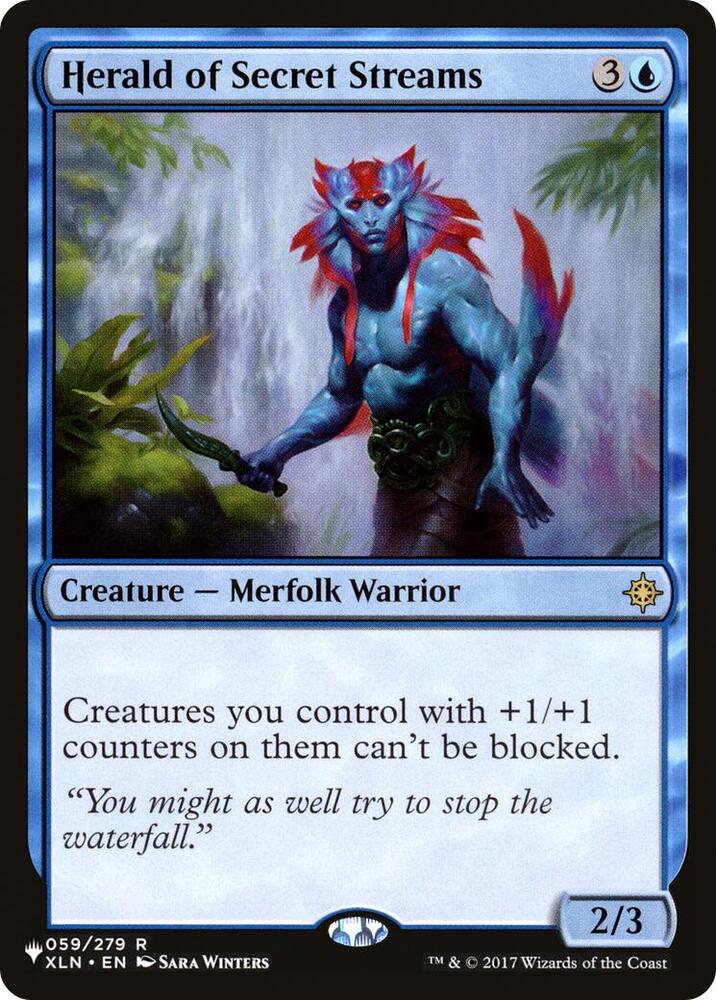 Herald of Secret Streams - The List