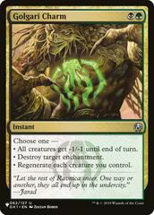 Golgari Charm - The List