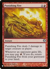 Punishing Fire - The List