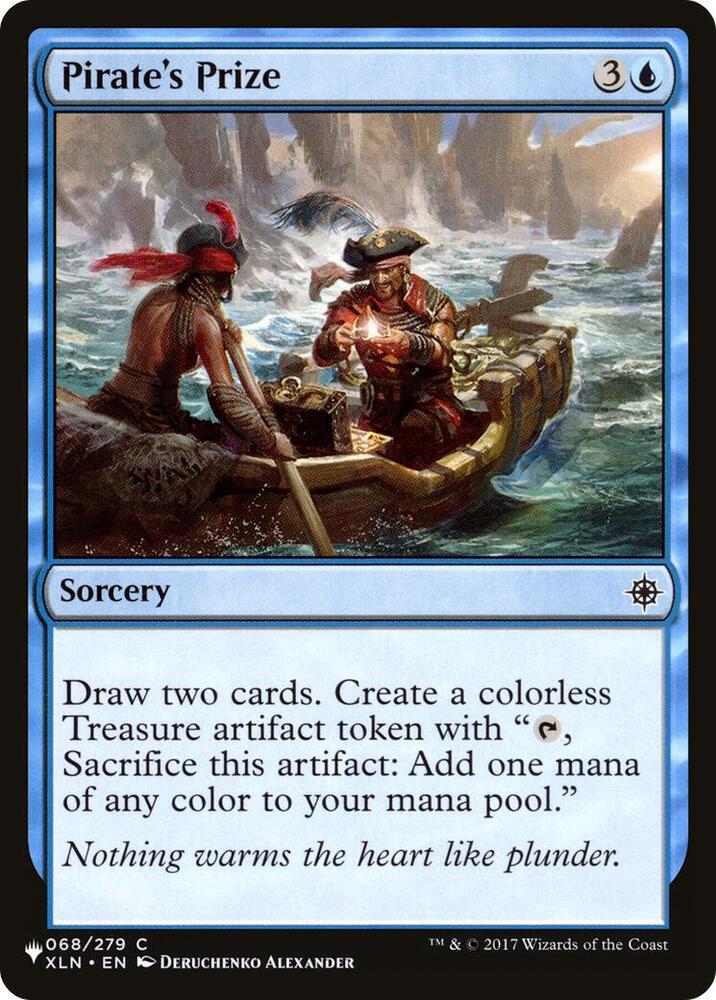 Pirates Prize - The List