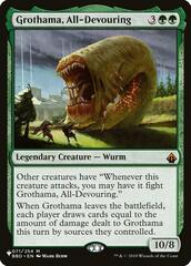 Grothama, All-Devouring - The List