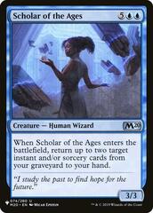 Scholar of the Ages - The List