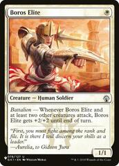 Boros Elite - The List