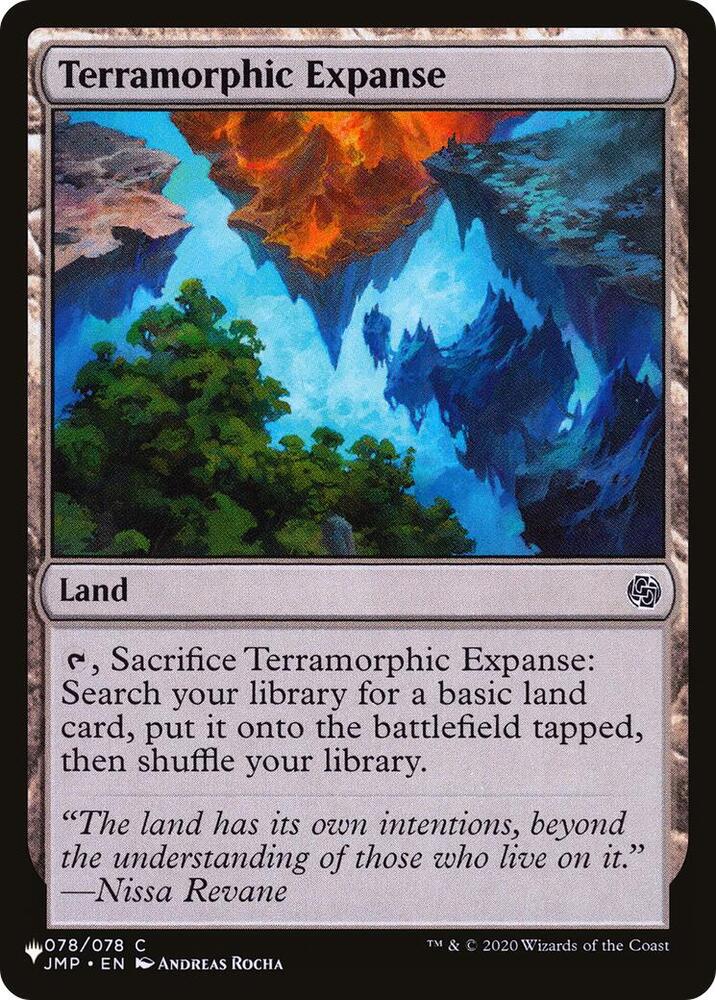 Terramorphic Expanse (JMP) - The List