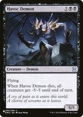 Havoc Demon - The List