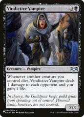 Vindictive Vampire - The List