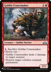 Goblin Cratermaker - The List