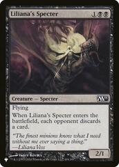 Liliana's Specter - The List