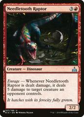 Needletooth Raptor - The List