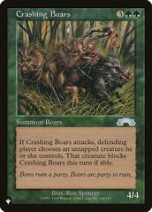 Crashing Boars - The List