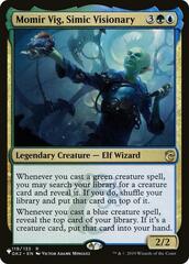 Momir Vig, Simic Visionary - The List