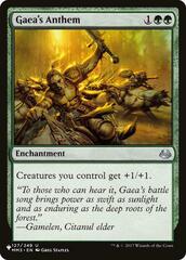 Gaea's Anthem (MM3) - The List