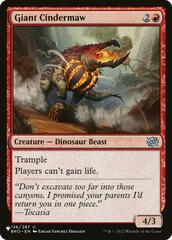 Giant Cindermaw - The List