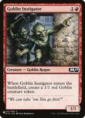 Goblin Instigator - The List