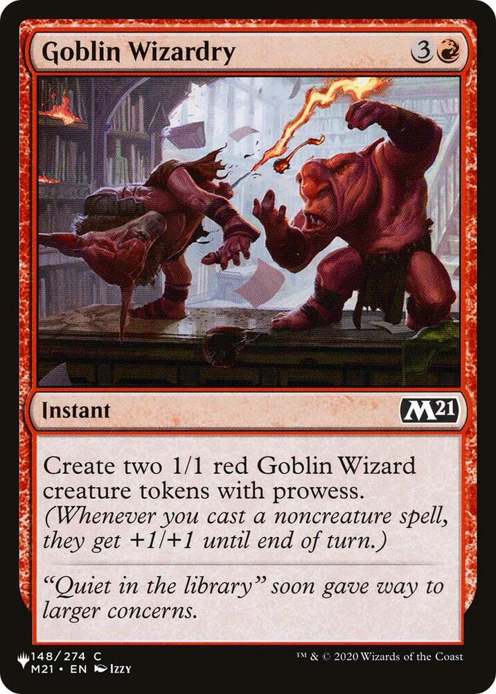 Goblin Wizardry - The List