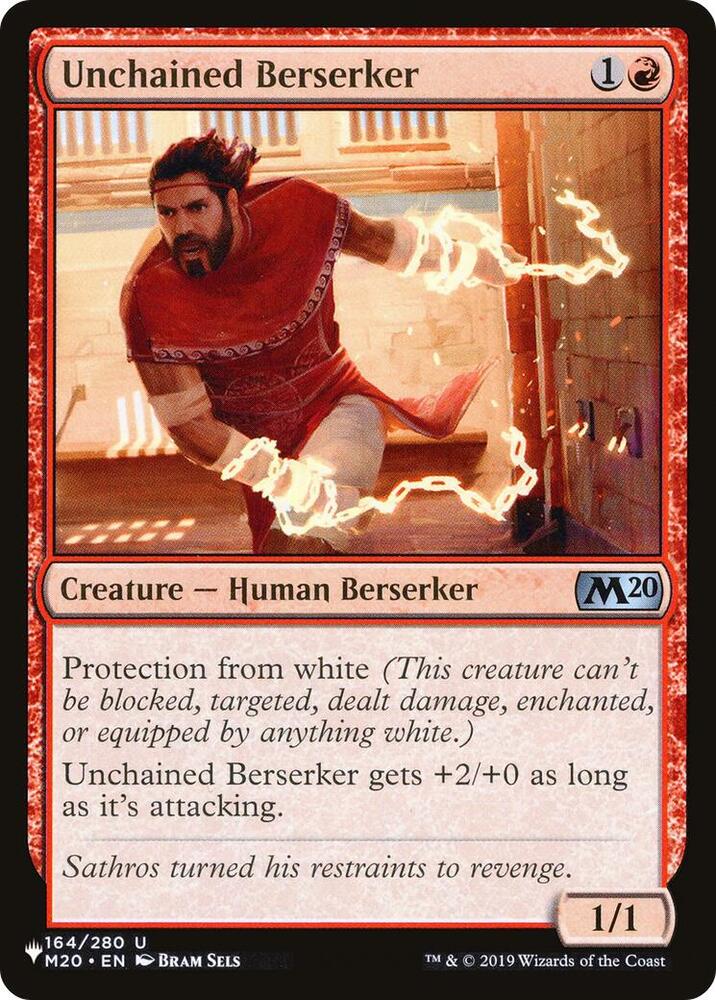 Unchained Berserker - The List