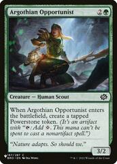 Argothian Opportunist - The List