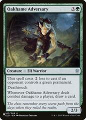 Oakhame Adversary - The List