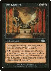 Vile Requiem (USG) - The List