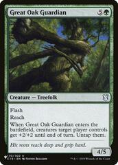 Great Oak Guardian - The List