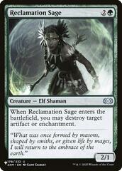 Reclamation Sage (2XM) - The List