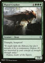 Plated Crusher - The List