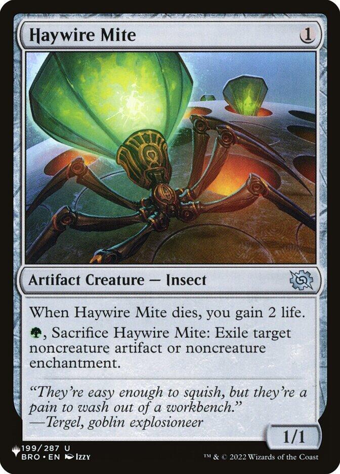 Haywire Mite - The List