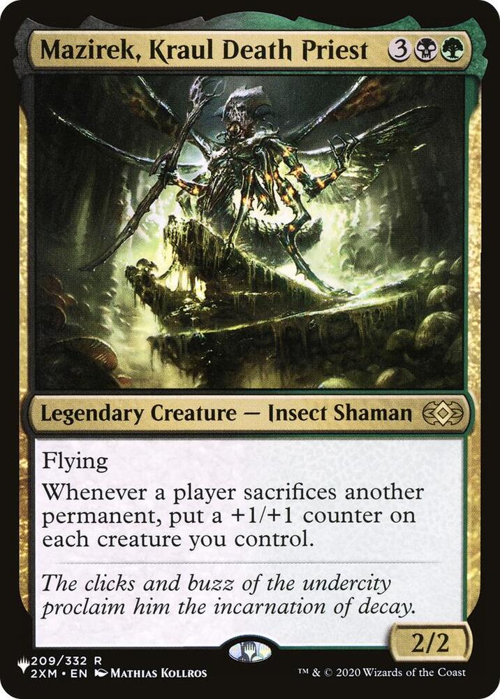 Mazirek, Kraul Death Priest - The List