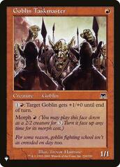 Goblin Taskmaster - The List