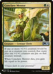 Conclave Mentor - The List