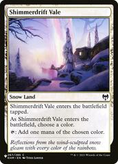 Shimmerdrift Vale - The List