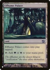 Elfhame Palace - The List